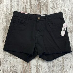 New York Laundry Denim NWT Black Cut Off Jean Shorts Size 7